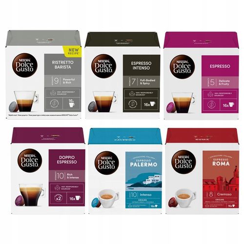 Kapsułki kawa espresso Nescafe Dolce Gusto 4+2 na Arena.pl