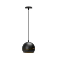 Żelazna lampa wisząca czarna E27 Aigostar 273231157 do nowoczesnych wnętrz