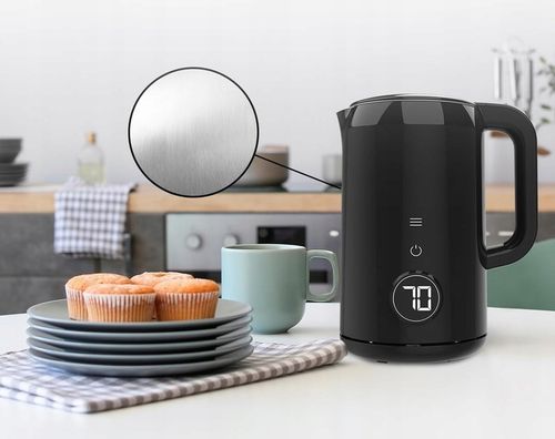 CZAJNIK ELEKTRYCZNY BEZPRZEWODOWY REGULACJA TEMPERATURY DOTYKOWY 1.7L na Arena.pl