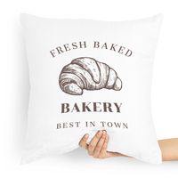 Poduszka Prezent Dla Piekarza Fresh Baked Bakery Z Nadrukiem Ze Zdjęciem