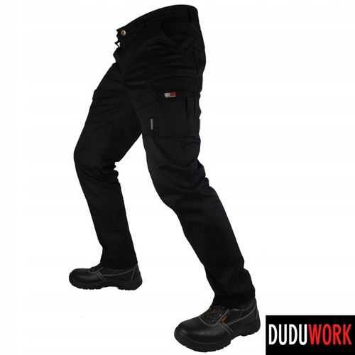 SPODNIE ROBOCZE BHP DuduWork Czarne Elastyczne 60 na Arena.pl