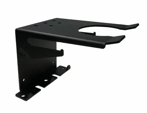 Wieszak uchwyt na kosę kosiarkę spalinową GRUBY MOCNY z haczykami otworami zdjęcie 9