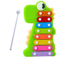 DLA DZIECI CYMBAŁKI INSTRUMENT MUZYCZNY  DINOZAUR