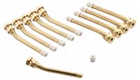 Zawór wentyl bezdętkowy ciężarowy V3-20-2 MS 95 metalowy gięty 10 sztuk