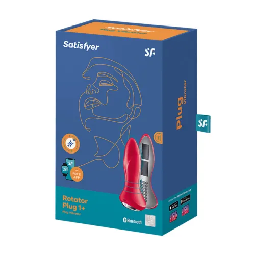 satisfyer rotator plug 2+ wibrujący korek intymny z rotacją bluetooth na Arena.pl