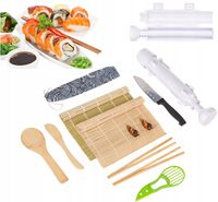 ZESTAW DO ROBIENIA SUSHI Z ROLKA BAZOOKA AKCESORIA MASZYNKA DO SUSHI