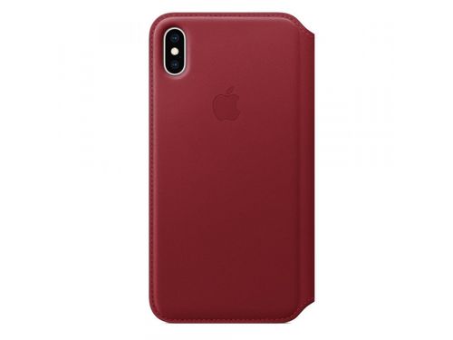 LEATHER APPLE FOLIO - iPhone XS Max - MRX32ZM/A - RED na Arena.pl