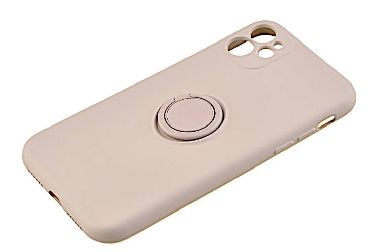 Etui Pastel Ring do Apple iPhone 11 szary zdjęcie 3