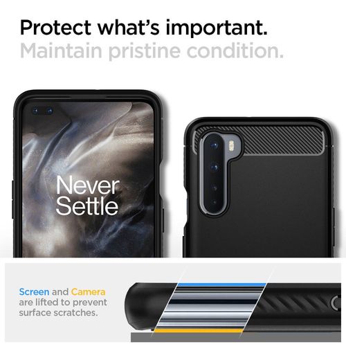 SPIGEN RUGGED ARMOR ONEPLUS NORD MATTE BLACK na Arena.pl