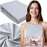 Prześcieradło Jersey z Gumką 160x200 +25cm Duży Zakład 100% Bawełna Kolory