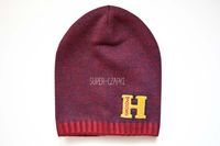 BROEL Good KNIT czapka na zimę dla chłopca beanie bordo 51-53