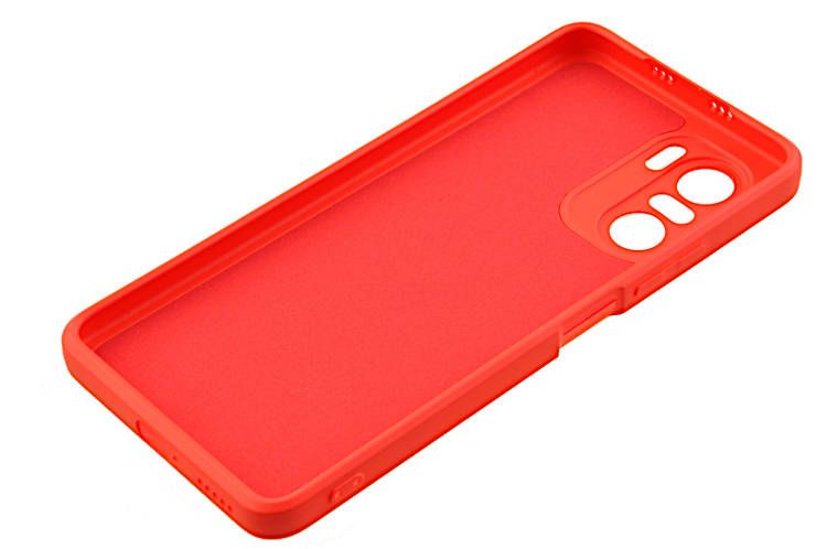 Etui silikonowe Tint do Xiaomi Mi 11i 5G czerwony zdjęcie 3