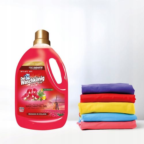 Waschkonig COLOR Żel do Prania Perfumowany Wiosenna Holandia 3,305l 110prań na Arena.pl