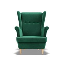 Fotel skandynawski, Myso, 81x95x102 cm, butelkowa zieleń | TYLETEGOTU