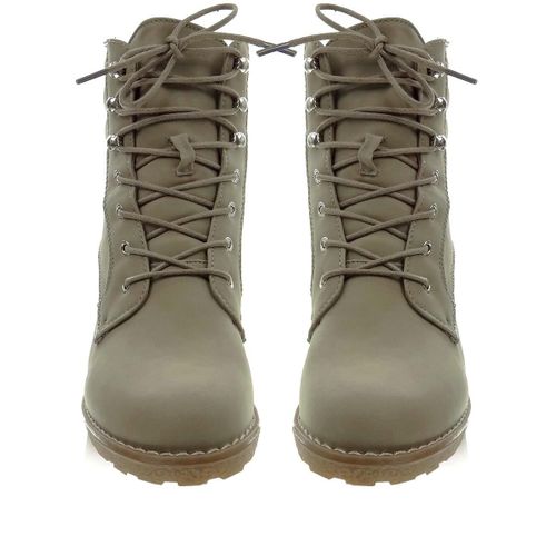 Botki dwukolorowe HP124C KHAKI - 40 na Arena.pl