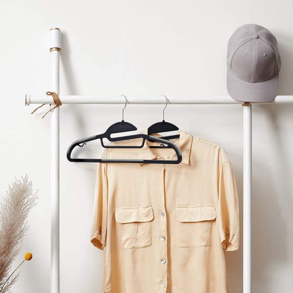 Wieszak Flexi komplet 10 sztuk czarnoszary zdjęcie 10