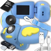 APARAT FOTOGRAFICZNY CYFROWY DLA DZIECI 40Mpx KAMERA ZABAWKA GRY+KARTA 32GB