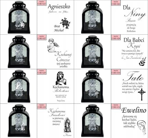 Latarenka LED znicz czarny z grawerem personalizowany DLA PRZYJACIELA na Arena.pl