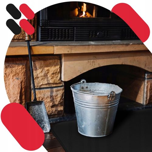 BLACHA PRZEDPIECOWA 600x800MM POD KOMINEK PIEC KOZĘ OCHRONNA STALOWA na Arena.pl