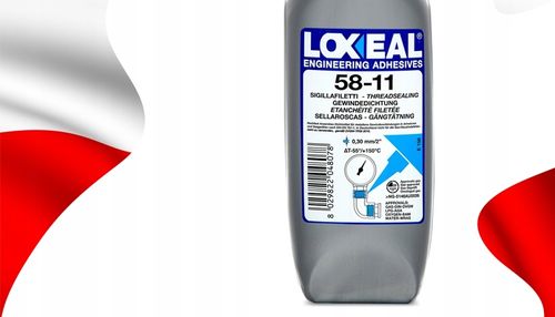 KLEJ DO POŁĄCZEŃ GWINTOWYCH USZCZELNIACZ LOXEAL 58-11 WYSOKA LEPKOŚĆ 50 ml na Arena.pl