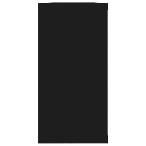 Półki ścienne kostki, 4 szt., czarne, 100x15x30 cm na Arena.pl