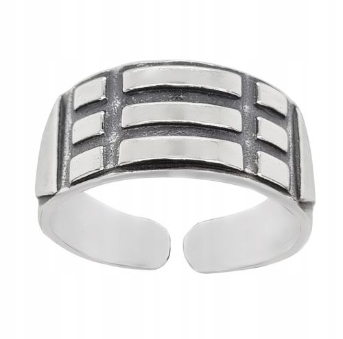 Sygnet srebrny pr. 925 PIERŚCIEŃ ATLANTÓW Srebro Oksydowane + Grawer | r.20 na Arena.pl