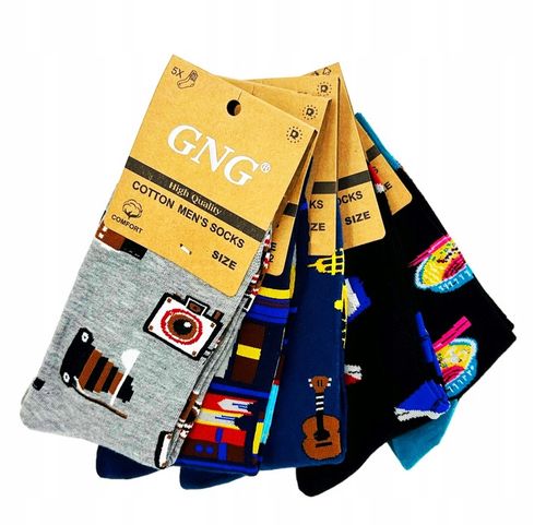 10 Par Skarpety Męskie Śmieszne Bawełna Wysokie Skarpetki 43-46 BAWEŁNIANE na Arena.pl