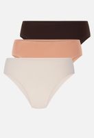 Hunkemöller INVISIBLE BRASILIAN 3 PACK - Figi M