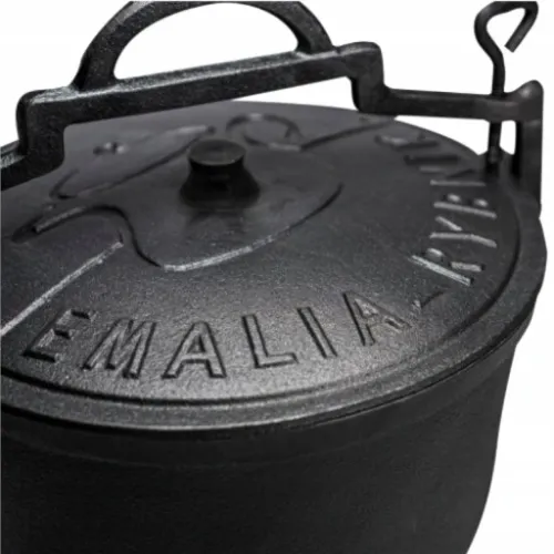 KOCIOŁEK ŻELIWNY GARNEK MYŚLIWSKI CIĘŻKI 15L + GRATIS na Arena.pl