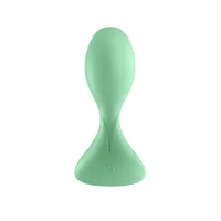 satisfyer trendsetter plug wibrujący z aplikacją, czarny silikon