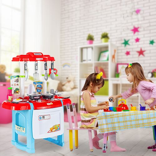 Kuchnia dla dzieci z piekarnikiem i zlewem Niebieska na Arena.pl