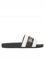 Bogner Męskie Klapki czarny BOGNER-12526417 020 BLACK-WHITE