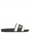Bogner Męskie Klapki czarny BOGNER-12526417 020 BLACK-WHITE
