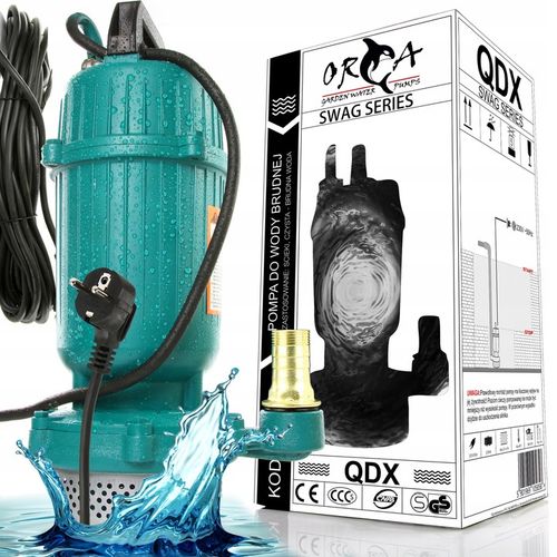 POMPA DO WODY BRUDNEJ CZYSTEJ ZANURZENIOWA SITKO SITO SZAMBA 2100W 1" na Arena.pl