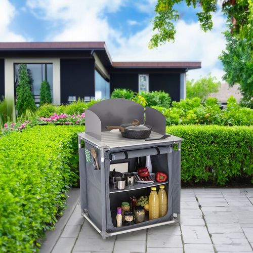 KUCHNIA TURYSTYCZNA SZAFKA stół składany ogrodowy torba KEMPINGOWY stolik, na Arena.pl