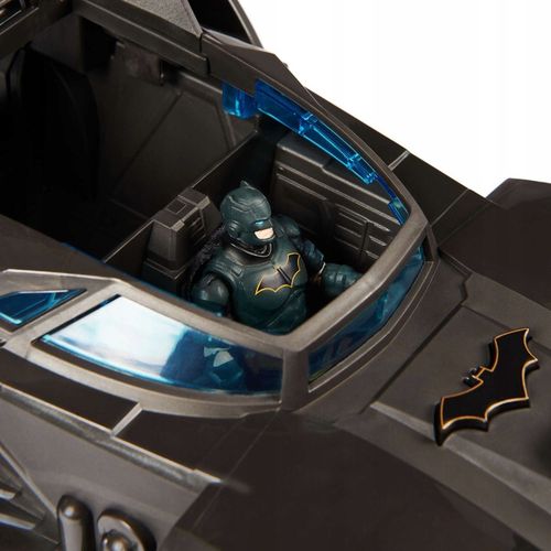 DC COMICS POJAZD BATMOBILE Z WYRZUTNIĄ + FIGURKA LALKA BATMAN 10 CM ZESTAW na Arena.pl