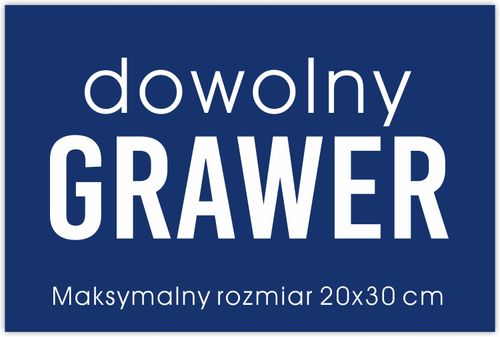 Grawerowana tabliczka GRAWER z dowolnym tekstem na Arena.pl