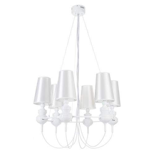 Lampa wisząca QUEEN-6 biała na Arena.pl
