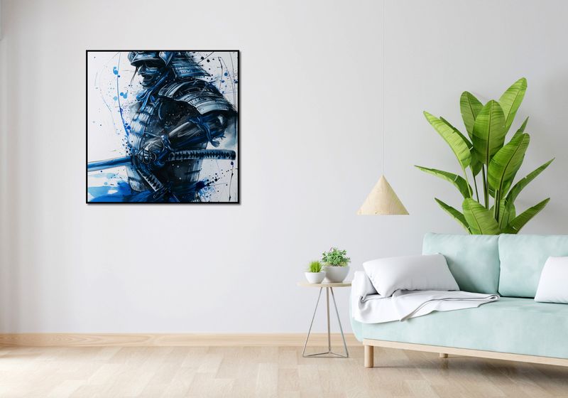 Plakat 90x90cm Samuraj w Błękicie zdjęcie 4