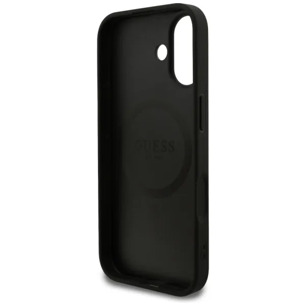 etui guess grained ring magsafe do iphone 17 - czarne zdjęcie 7
