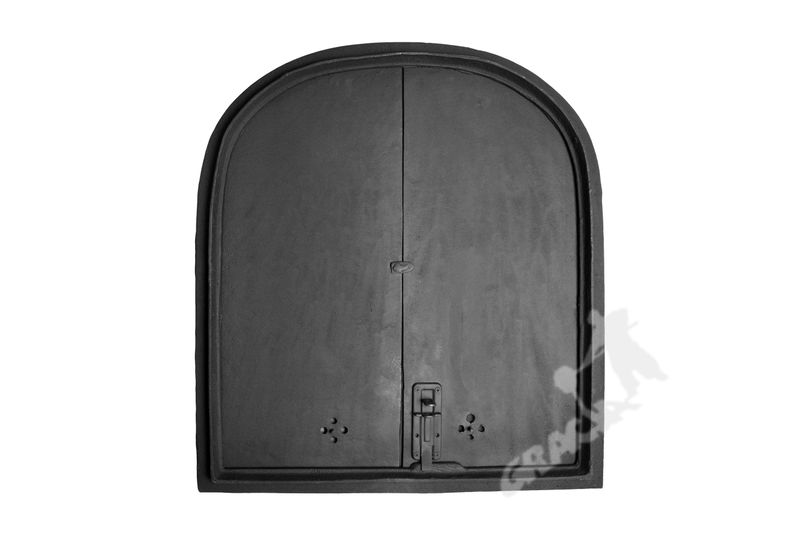 DRZWI B04 - 70X63 CM + TERMOMETR 0-250°C ŻELIWNE DO WĘDZARNI CHLEBOWE zdjęcie 4