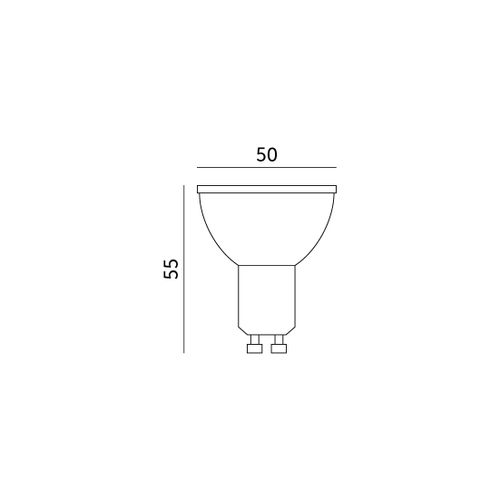6x oprawa halogenowa LUMO11 chrom +LED GU10 5W neutralna biała PREMIUM na Arena.pl