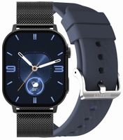 smartwatch damski gravity gt15-12 granatowy pasek silikonowy + czarna b