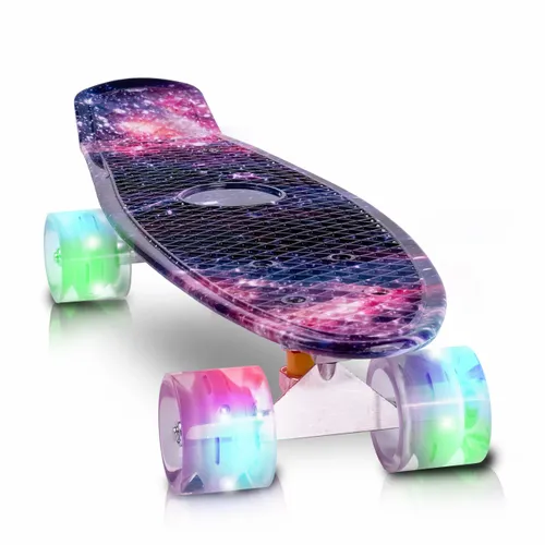 Deskorolka Fiszka Świecące Kółka LED RGB Space na Arena.pl