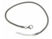 Srebrna bransoleta a'la pandor gruba żmijka snake regulowana srebro 925 B269R