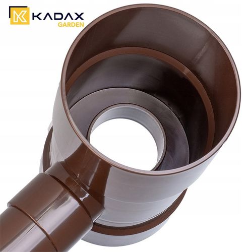 ZBIERACZ ŁAPACZ DESZCZÓWKI WODY DESZCZOWEJ Z RYNNY ZAWOREM CHWYTACZ 100mm na Arena.pl