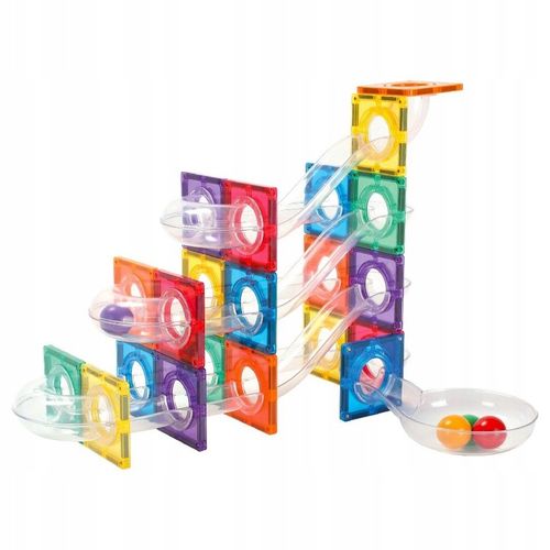 Cleverclixx - Klocki magnetyczne Ball Run Compact Pack Intense - 60 el. na Arena.pl