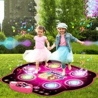 MATA DO TAŃCA Z BLUETOOTH DLA DZIECI MUZYCZNA GRA TANECZNA ZE ŚWIATŁAMI LED