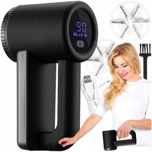 GOLARKA DO UBRAŃ MASZYNKA DO SWETRÓW TKANIN KANAPY 6 WYMIENNYCH NOŻY ZESTAW zdjęcie 1