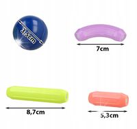 Klocki Magnetyczne Duże Elementy Klocki Konstrukcyjne Magnetic Block 120 el